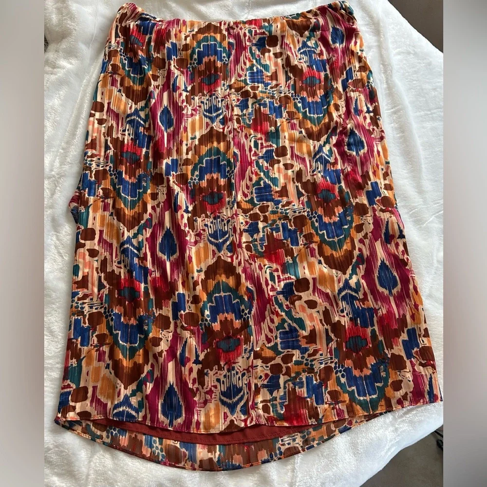 Vince Camuto Tie-Waist Midi Skirt Size 3X NWT
